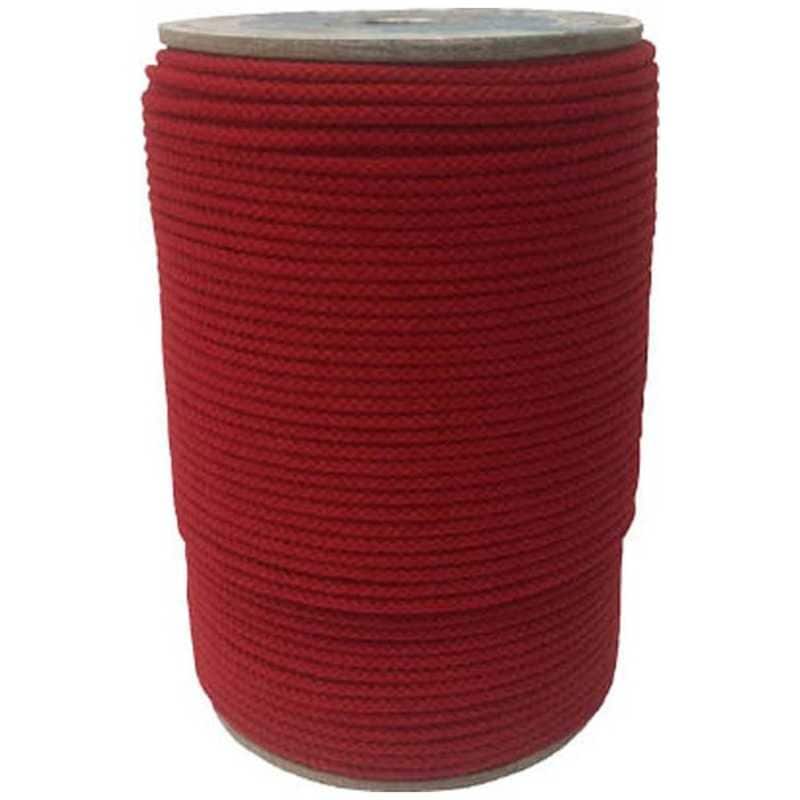 ユタカメイク　ユタカ アクリルカラーボビン巻 3mm×150m レッド　PAC-405