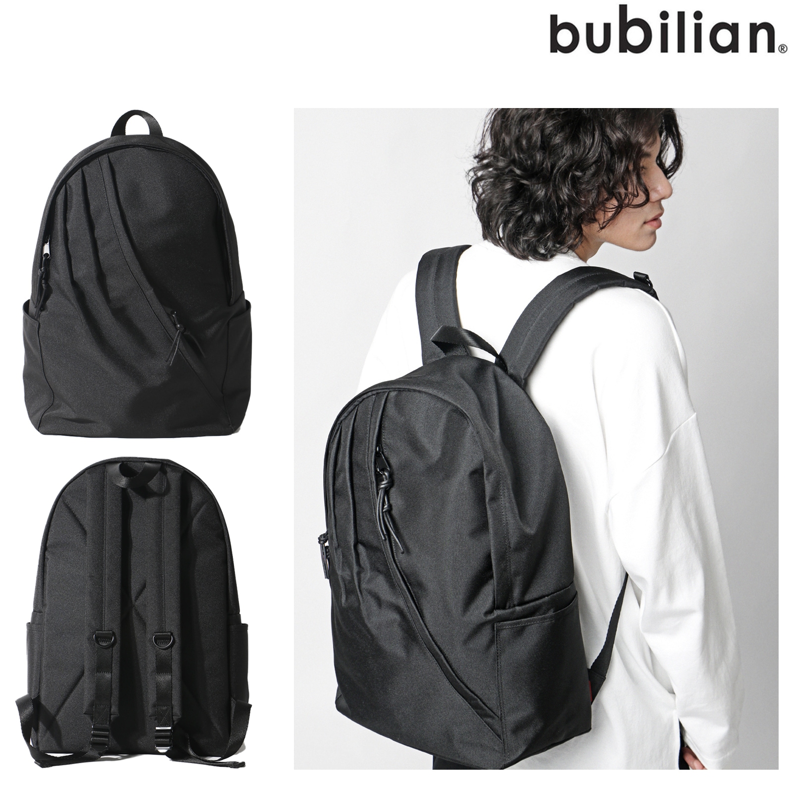 Crush Backpack [BLACK] バッグ 多機能 軽量 ノートパソコン 収納 通勤 出張 旅行 通学 メンズ/レディース 人気 おしゃれ カジュアル