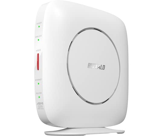 BUFFALO 無線LAN親機 11ax/ac/n/a/g/b 2401+800Mbps ホワイト WSR-3200AX4S-WH