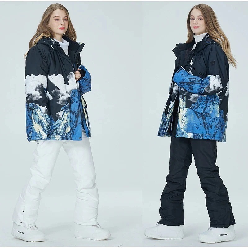 上下セット スノーボードウェア 韓国ファッション スポーツシリーズ スノーボードウェア
