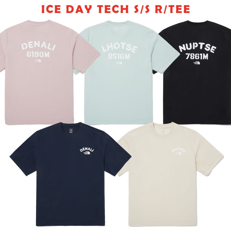 韓国正規品保証 関税負担なし NT7UQ02A ICE DAY TECH S/S R/TEEデイリー 基本 着装 男子 女子 人気 韓国 ファッション 男女共用 アウトドア 9,856円