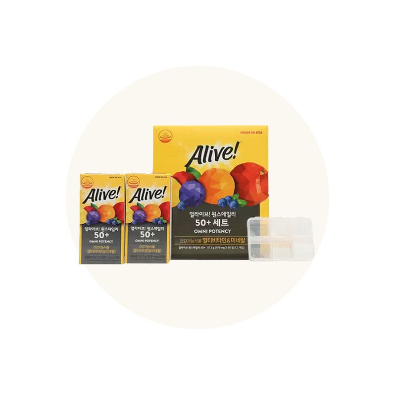 [生きている]毎日1回マルチビタミン50+ギフトセット