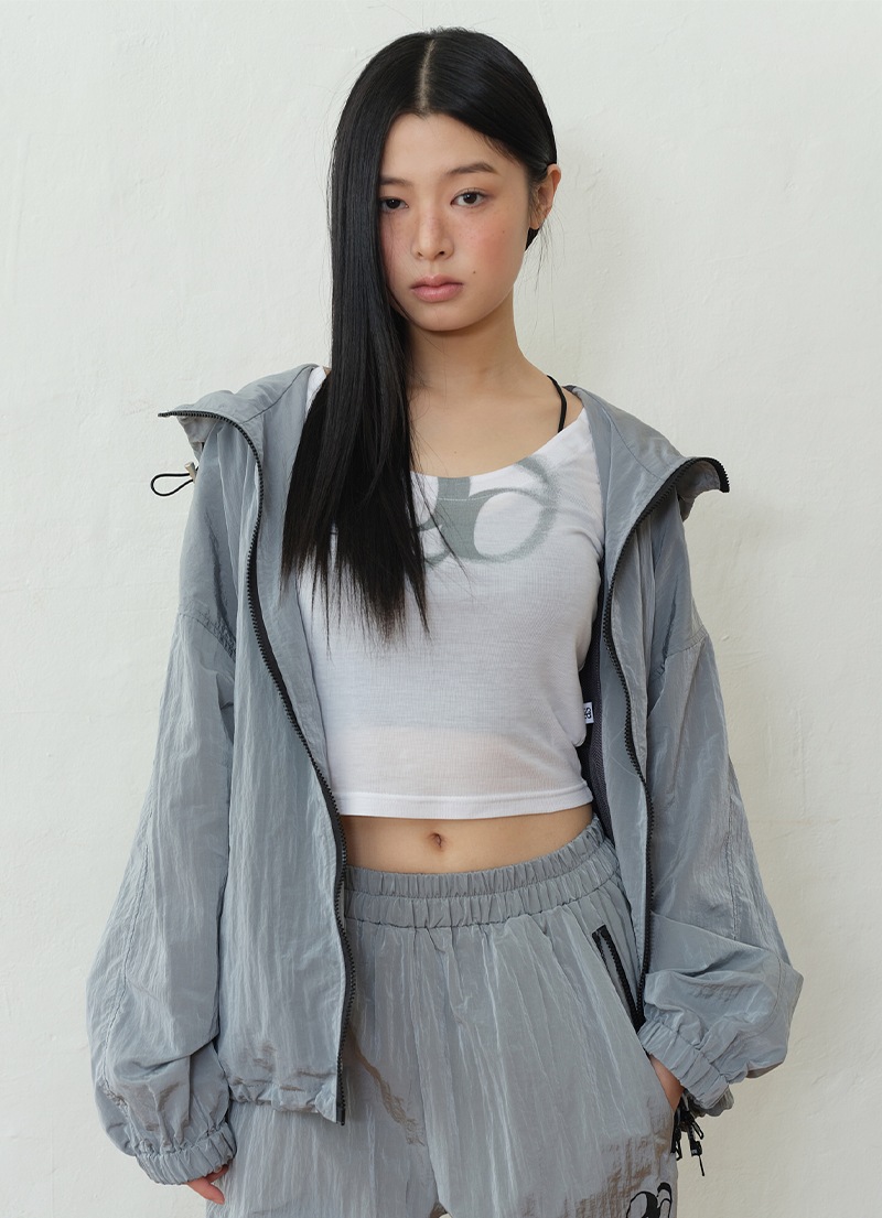 【AS"ON】 WOODY WINDBREAKER / GRAY 正規品
