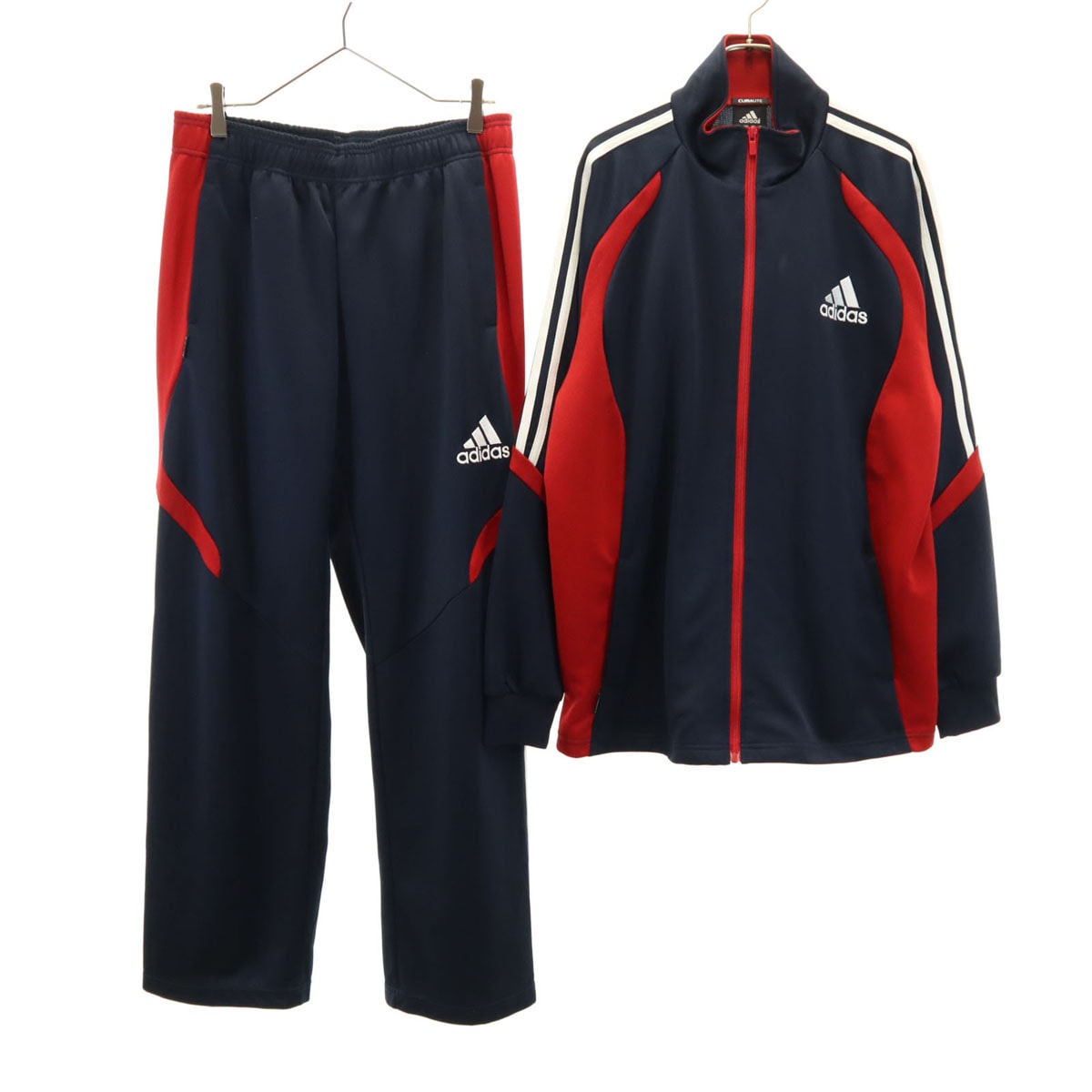 トレーニング トラックジャケット 上下セットアップ O ネイビー系 ジャージ メンズ 古着