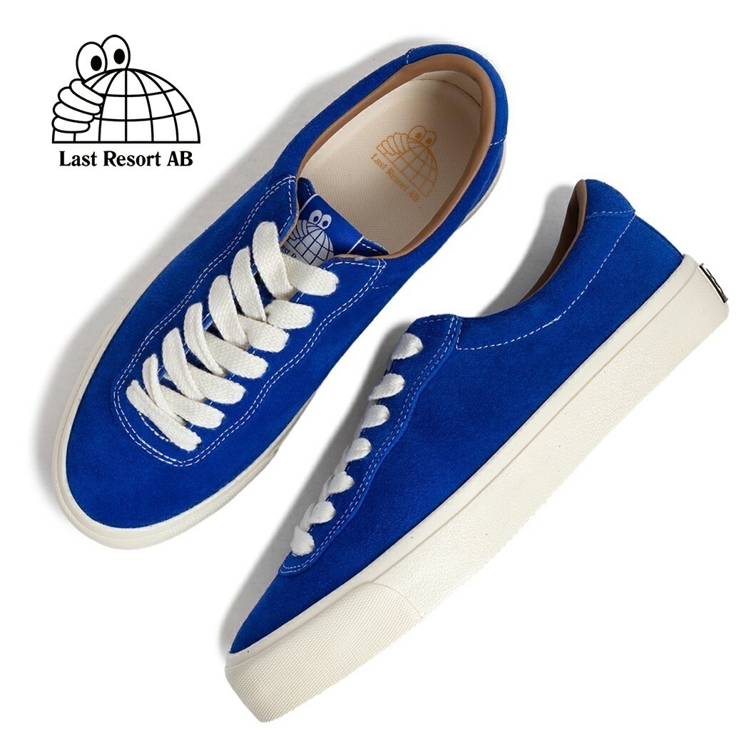 LAST RESORT AB ラストリゾート VM001 ロー スニーカー LO REFLEX BLUE/WHITE ( リフレックスブルー 青 レザースニーカー メンズ SKATE スケート VM0