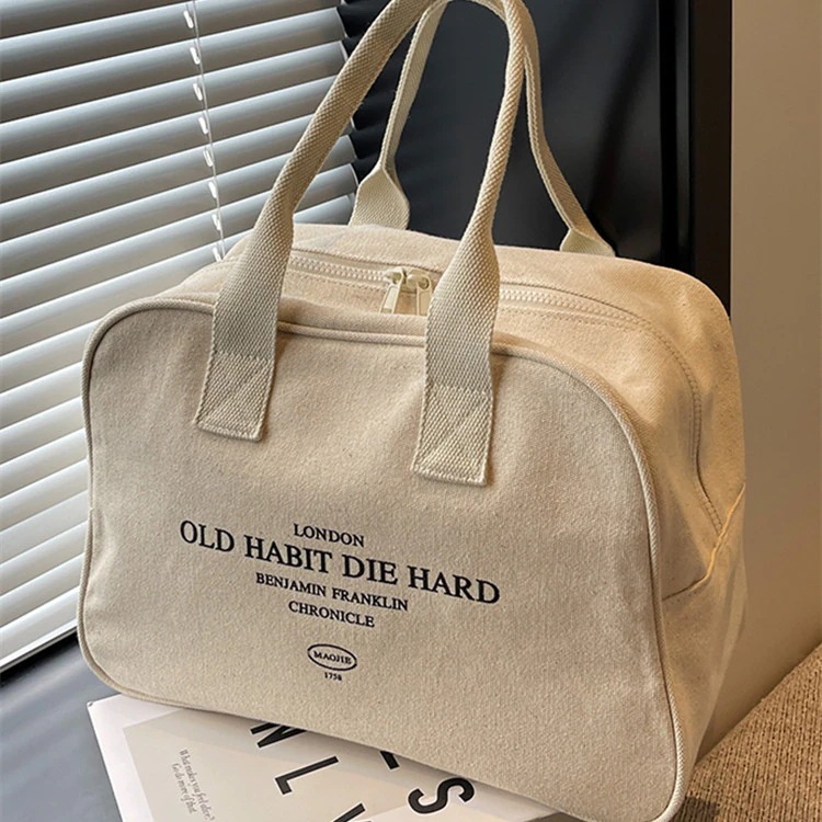 ズックバッグ 大容量トートバッグ 出張 パック 旅行 手提げバッグ ハンドバッグ トートバッグ 便利 収納袋 エコバッグ