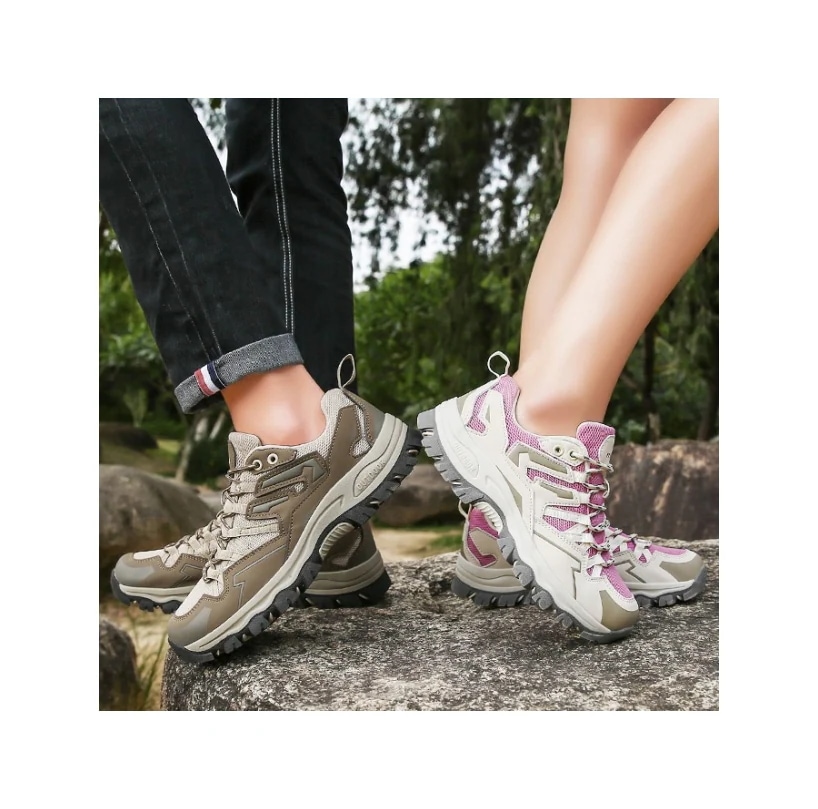 登山靴 レディース メンズ アウトドアシューズ ペアルック トレッキングシューズ 四季通用 防水 防滑 耐磨耗 衝撃吸収 ハイキングシューズ 2022新