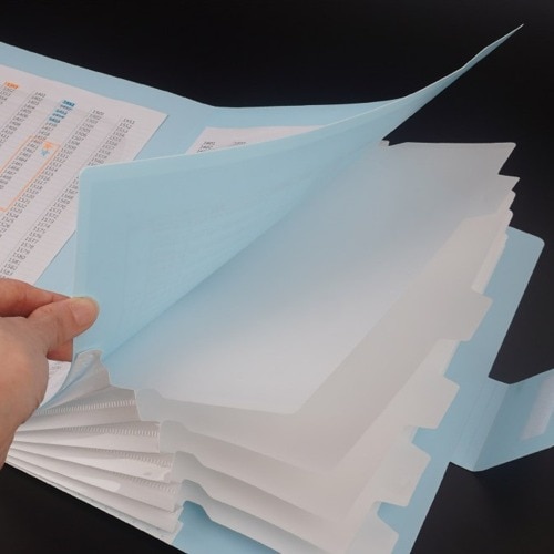 多目的拡張型A4ファイルケース1個(カラーランダム) 学校幼稚園オフィス書類文書整理保管