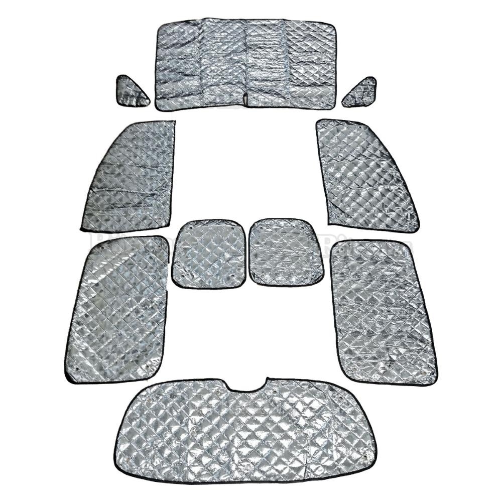 専用 サンシェード ステップワゴン RG1/RG2/RG3/RG4 マルチサンシェード 10枚set 一台分 カーテン 遮光 日除け 車中泊 アウトドア キャンプ 紫外線 5層構造