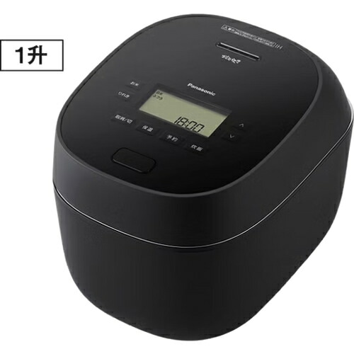 パナソニック【Panasonic】1升炊き 可変圧力IHジャー炊飯器 ブラック おどり炊き 大火力包み加熱 しゃもじ・軽量カップ付属 SR-N518E-K【ダイヤモンド竈（かまど）釜】