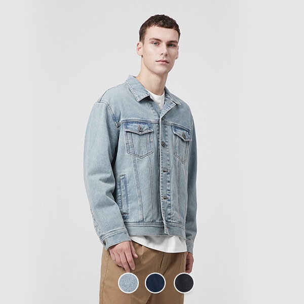 ジオダノ071906デニムトラッカージャケット