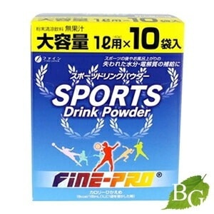 ファイン スポーツドリンクパウダー 大容量 10袋入 20個セット