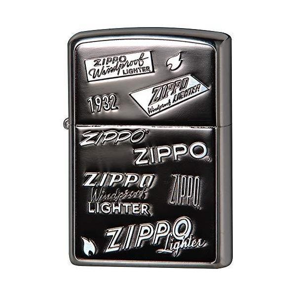ライター ブラック ロゴ 両面エッチング 2SIBK-ZLOGO
