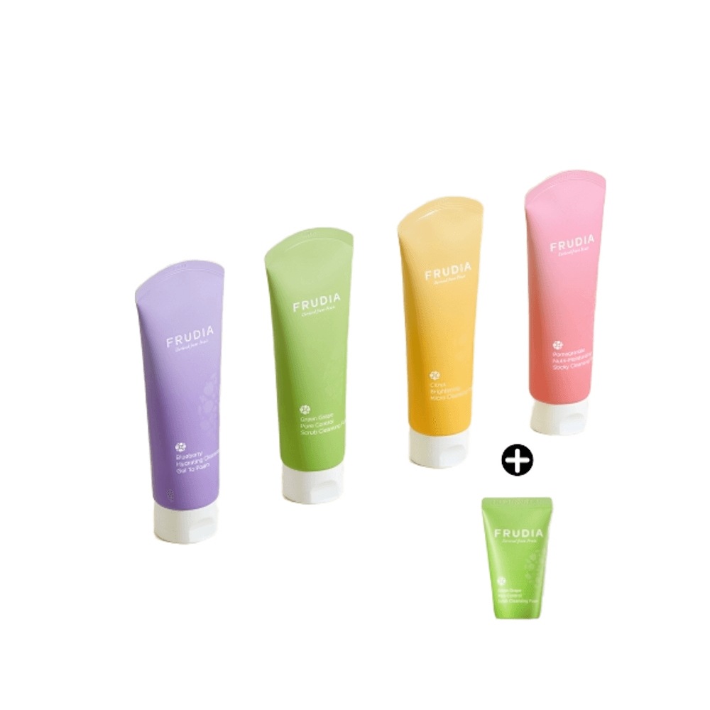 [4pack] シグネチャークレンジングフォーム4点セット (弾力+美白+スクラブ+水分)(+ミニフォーム贈呈)