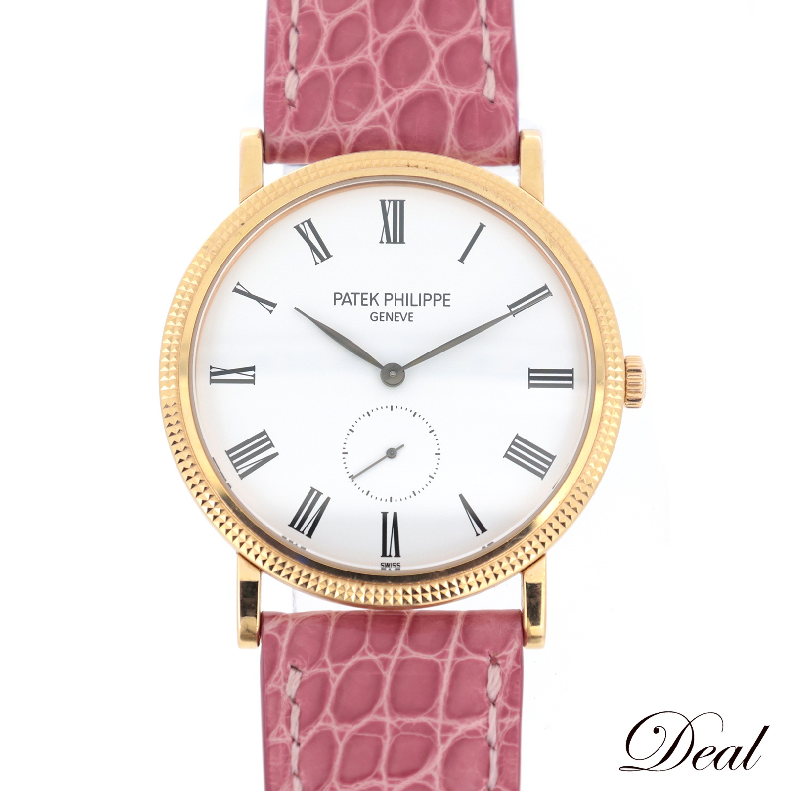 K18PG パテックフィリップ カラトラバ 5119 裏スケ メンズ 腕時計