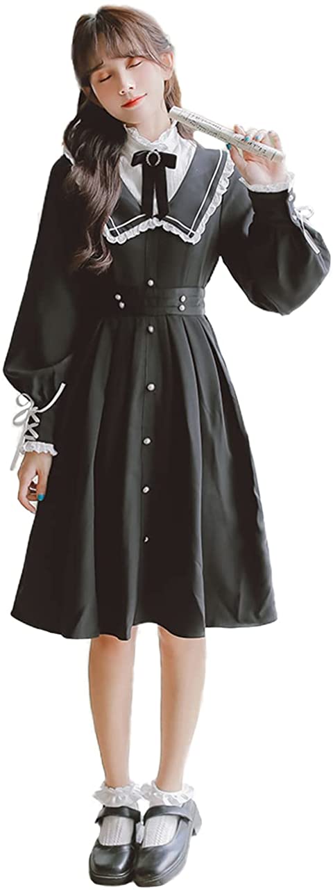 クラロリ ロリータ ワンピース ミモレ丈 ブラック 量産型 7,070円