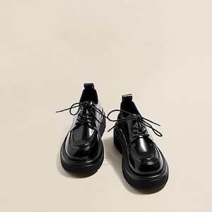 厚底 スニーカー 靴 レディース 黒 インスタ映え ライブ スタイルアップ 美脚 歩きやすい ブラック 黒 原宿 韓国ファッション 人気