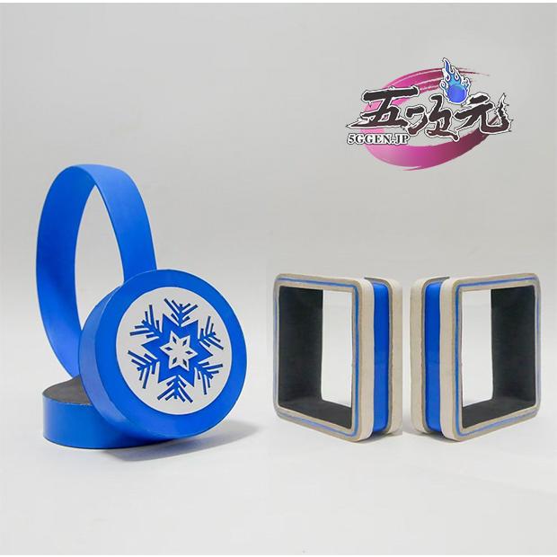 五次元　ボーカロイド　コスプレ　初音ミク　雪ミク　ヘッドホン＋髪飾りセット　発光可能