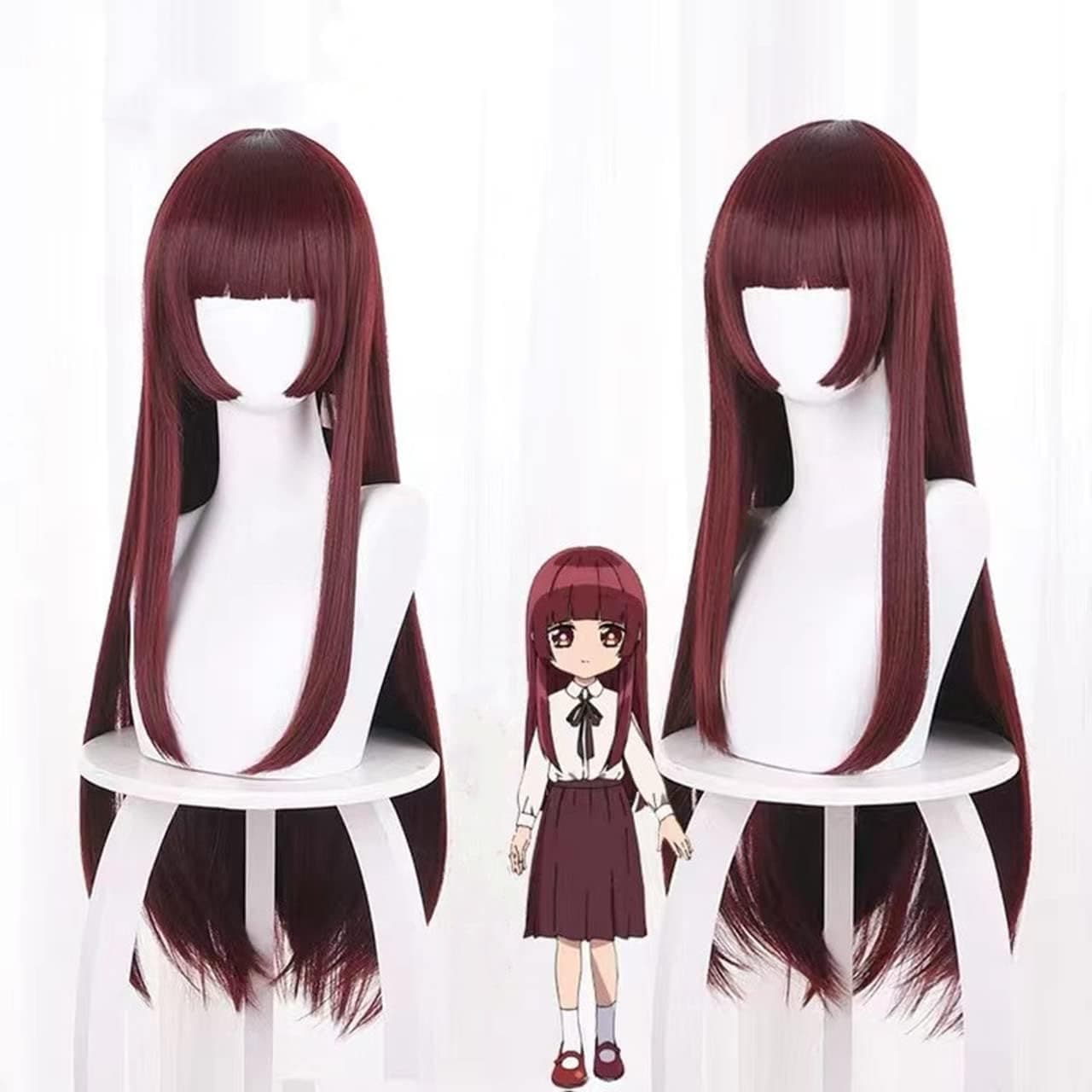 コスプレ ウィッグ 組長娘と世話係 桜樹八重花風 耐熱ウィッグ 耐熱 かつら アニメ キャラクター コスプレ道具