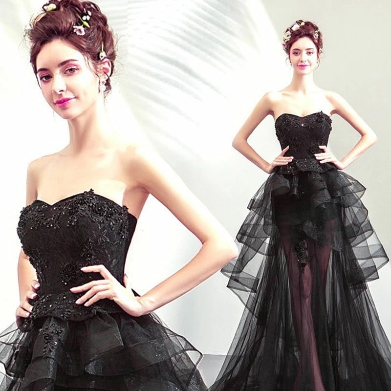 6月の新製品プロモーション最終日 カラードレス 演奏会用ドレス パーティードレス 黒 ロングドレス ウェディングドレス 発表会ドレス 結婚式 ピアノ 二次会ドレス 前撮り 結婚式 花嫁 大きいサイズ