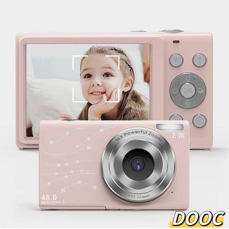 2024新 デジカメ デジタルカメラ 4K 4800万画素 16倍ズーム 高画質 2.88インチ大画面 1080P録画 初心者 子供 向け ポケット 正規品 演出 入学式 運動会