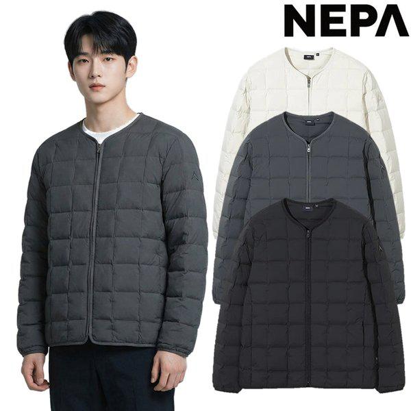 [25FW 単独販売] 男性ネックレスグースダウンモノチューブジャケット - 7L72063