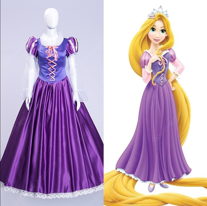 ラプンツェル ドレス 衣装 コスプレ プリンセス コスチューム 大人 レディース ハロウィン コス 衣装 成人 仮装-47