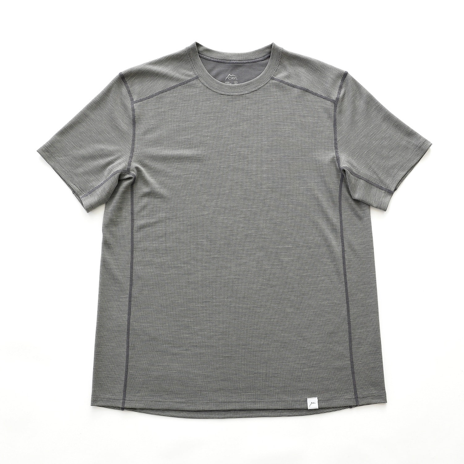 【CAYL】 25SS LIVE WOOL MIX SHORT SLEEVE : CHARCOAL
