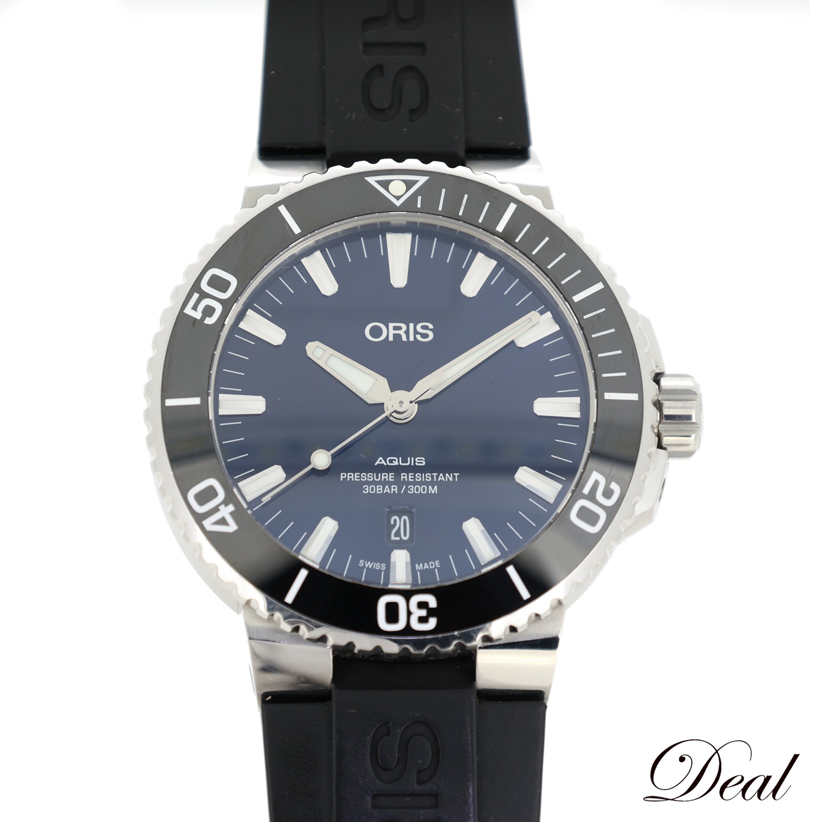 オリス アクイス デイト 01 733 7730 4135 メンズ 腕時計