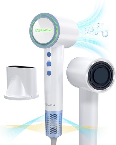 【2024 革新2億マイナスイオン新機種】ドライヤー 大風量 ヘアドライヤー 速乾 2億マイナスイオン ドライヤー 1300W 恒温 ロングヘア くるくる 静音 ブラシレスモーター 高速11万回転/分