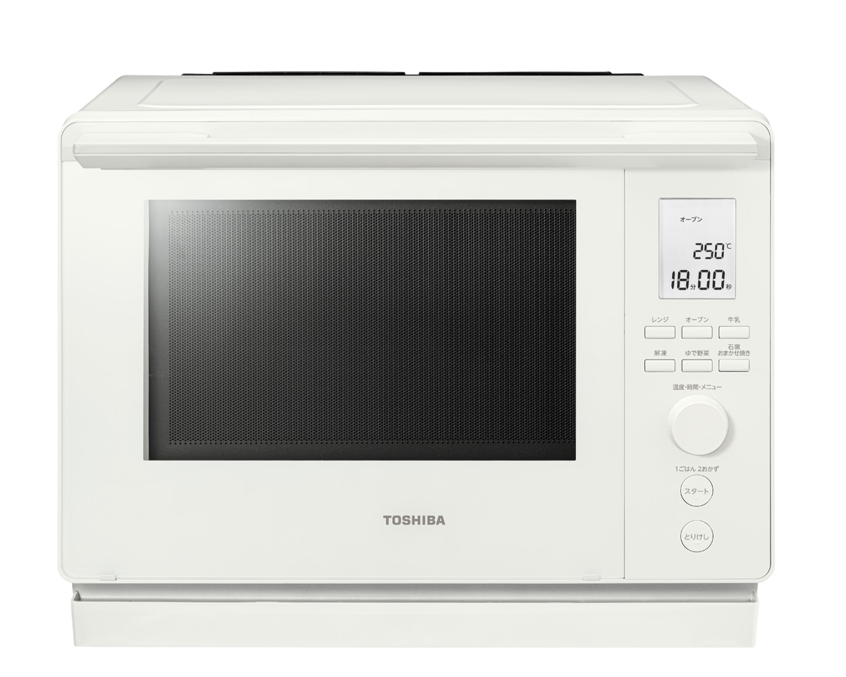 東芝 ER-D100B-W 簡易スチームオーブンレンジ　30L　ミルキーホワイト ERD100BW