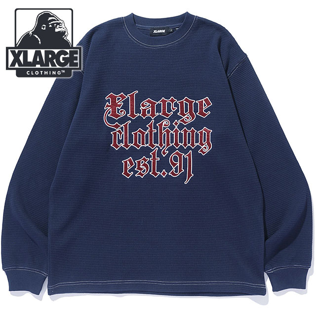 オールドイングリッシュ EST.91 サーマルロングスリーブトップ [101243012015] メンズ トップス 長袖 サーマルTシャツ カットソー x-large エックスラージ NAVY