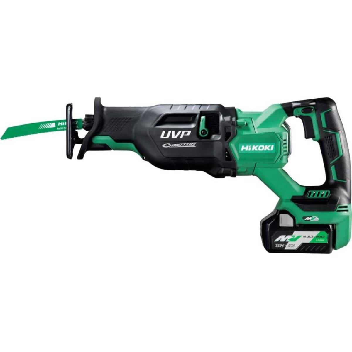 セーバーソー HIKOKI（日立工機）コードレスセーバソー CR36DA CR36DA(XPZ) バッテリー計1個付 5780-1032