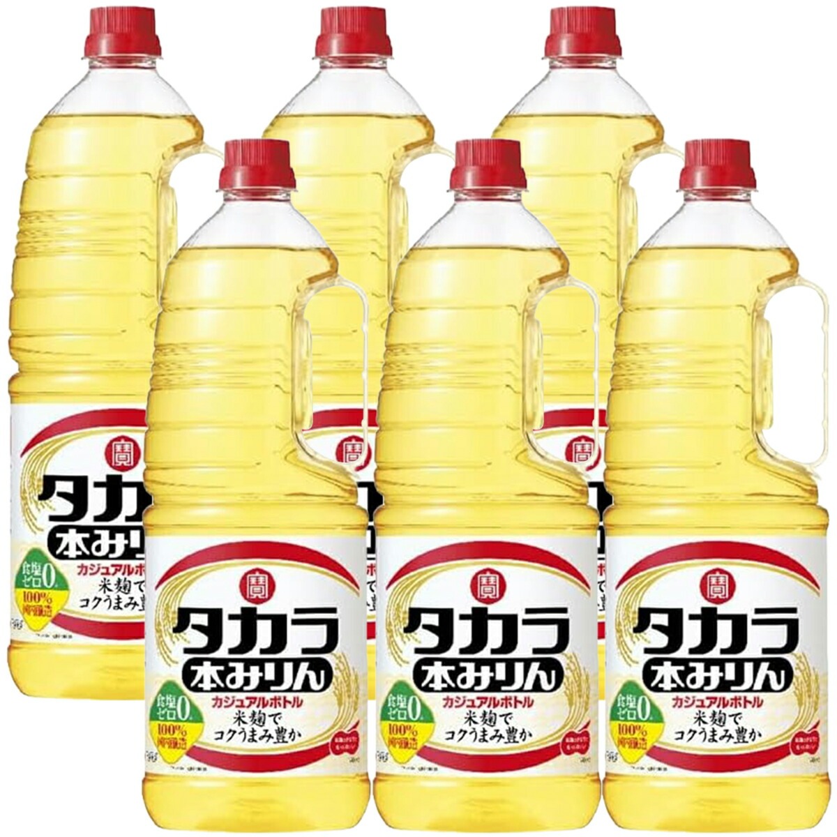 【送料無料】宝 タカラ 本みりん カジュアルボトル 1800ml 1.8L6本/1ケース【北海道沖縄県東北四国九州地方は必ず送料が掛かります】