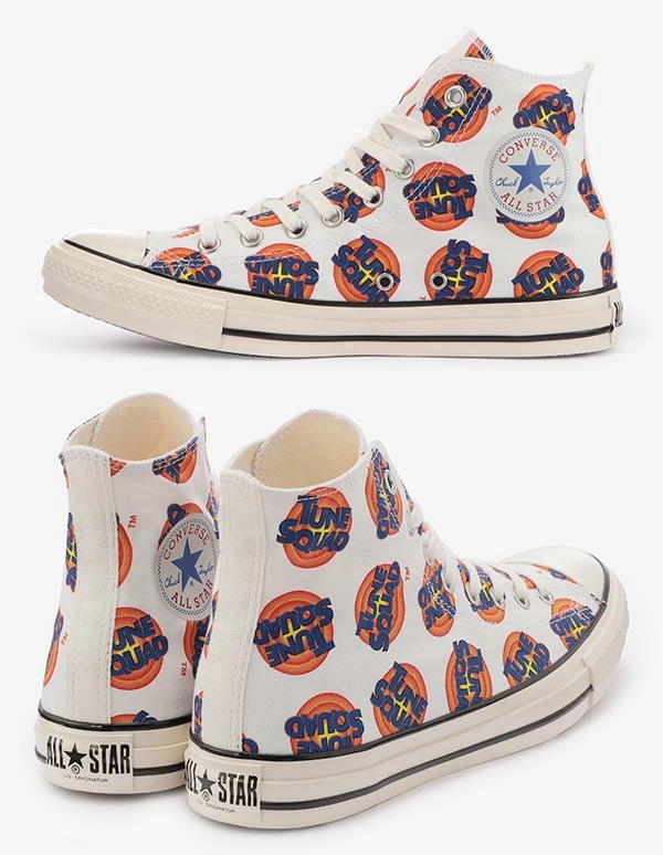 メンズ レディース オールスター ハイカット ホワイト US SPACE JAM TS レブロン ジェームス スニーカー