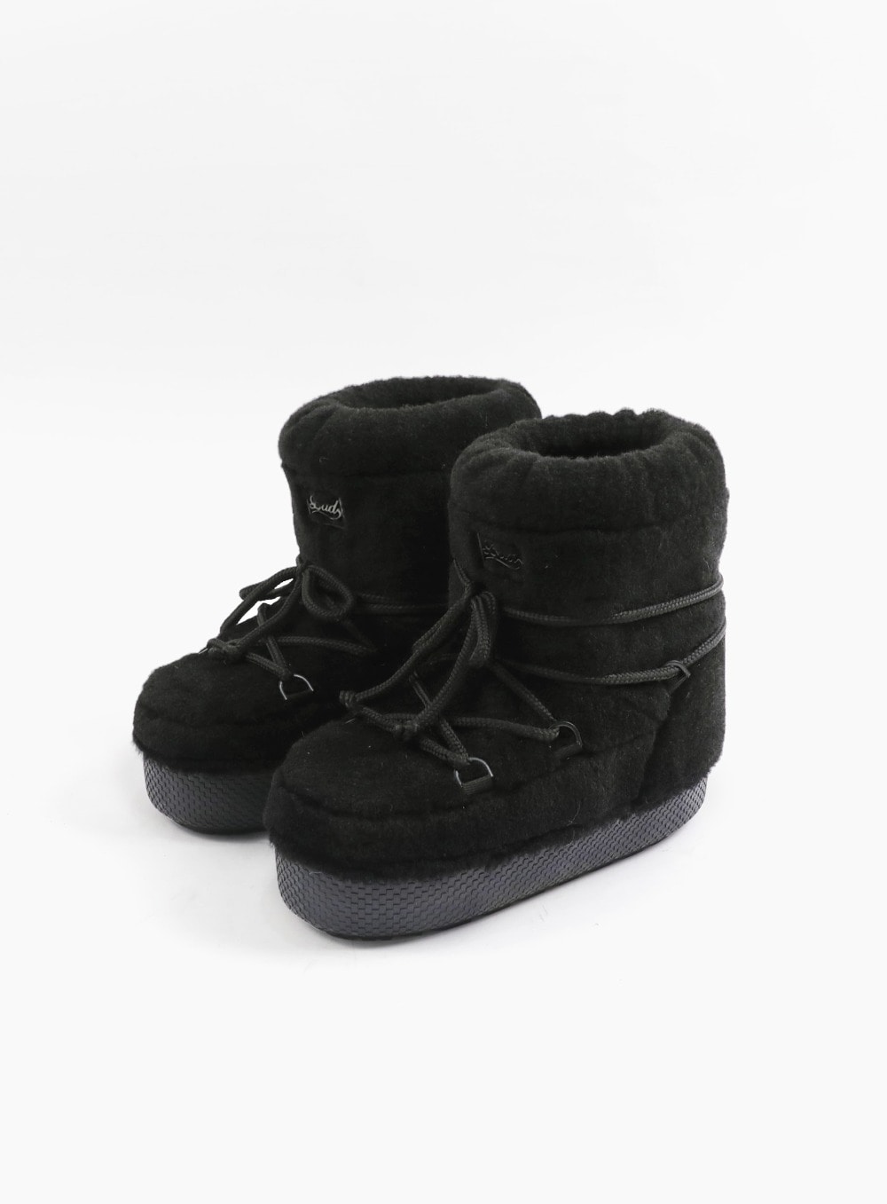 【BADBLOOD】 ESKIMO BOOTS SHORT PLATFORM : BLACK