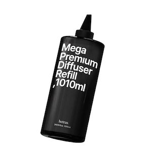 メガプレミアム 大容量ディフューザー リフィル 1,010ml / ロングリードスティック/ ディフューザースティック/Black Cherry / Flower Store / Hotel Wood