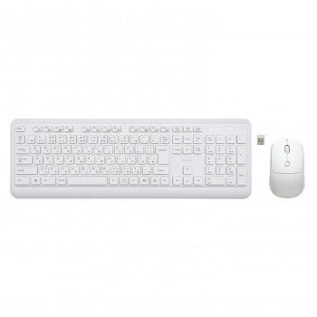 ナカバヤシ　無線キーボードマウスセット/ホワイト　MK-04W