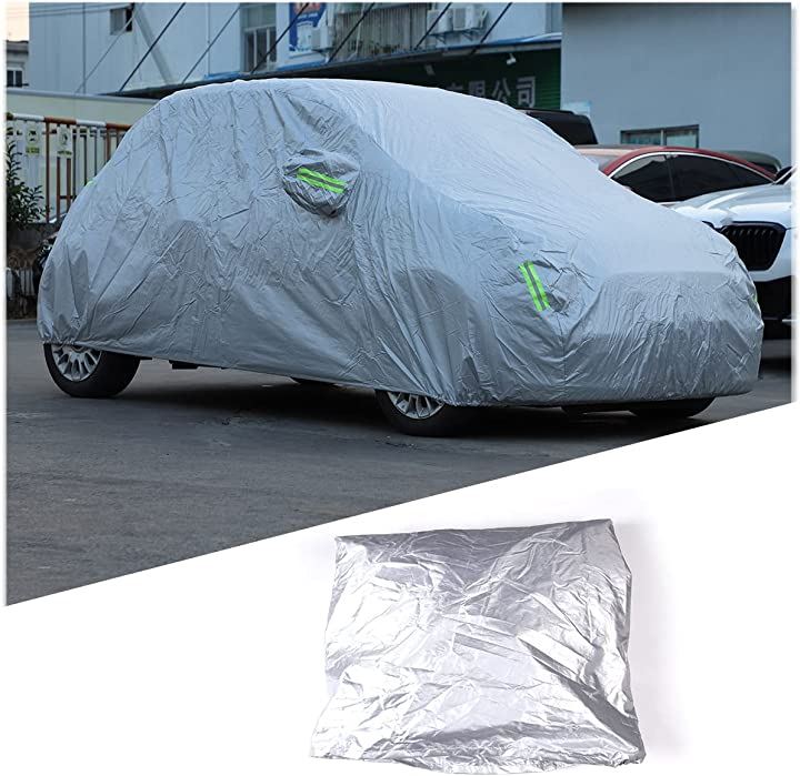 新型 フィアット 500 2010～2022に適用 車カバー ボディカバー 収納ポーチ付き カー用品