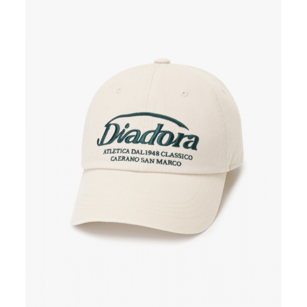 DIADORA ベーシックコットンツイルボールキャップアイボリー