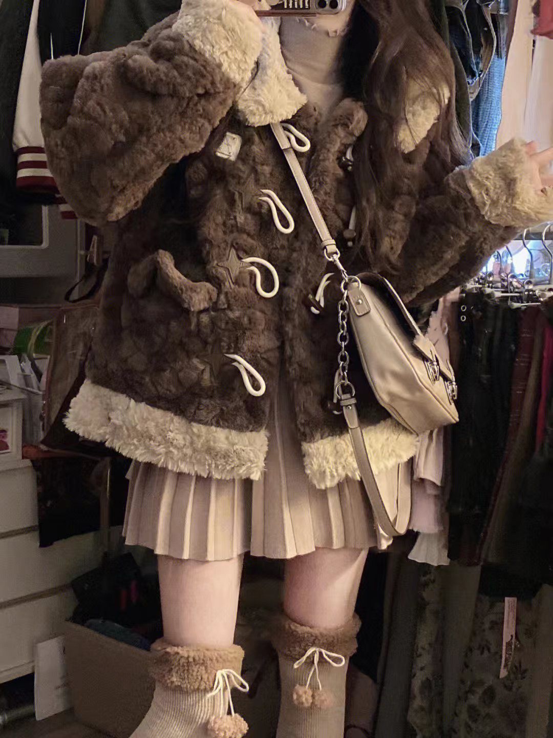 【2点セット】冬服 レディース 秋冬新品 カレッジ アウター ダウン+カレッジ ファッションスーツ カップル 洋服