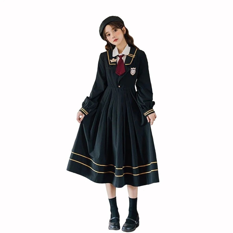 レディースセーラー服 ワンピースCOS 学院風日系 JK 制服 ムシャツ ハイエン