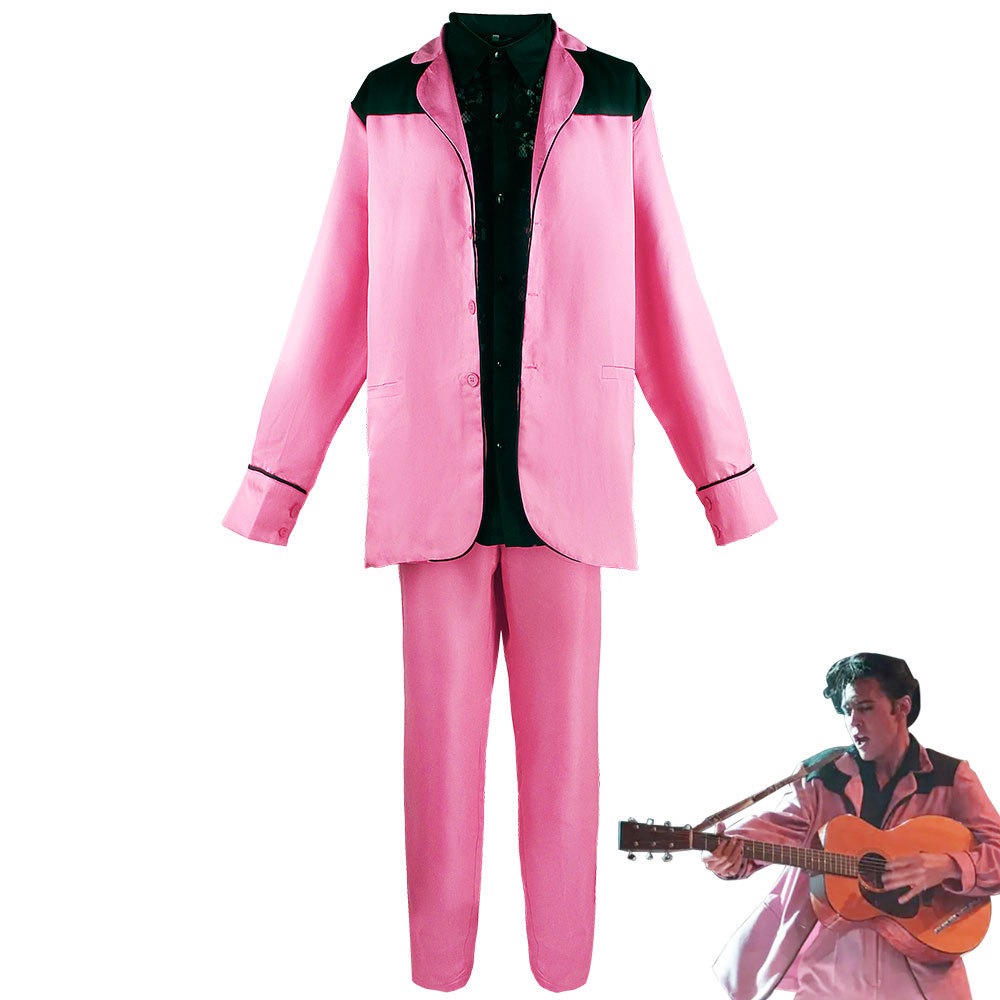 【SNS話題沸騰】2022猫王cos服エルヴィスハロウィンコスプレ衣装男