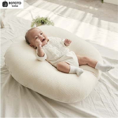 [並行輸入品]ロトトクッション Natural 逆流クッション 授乳枕 斜面枕 ベビー枕 うつ伏せ遊び 出産祝い 赤ちゃん 新生児 吐き戻し防止 韓国製価格は安く
