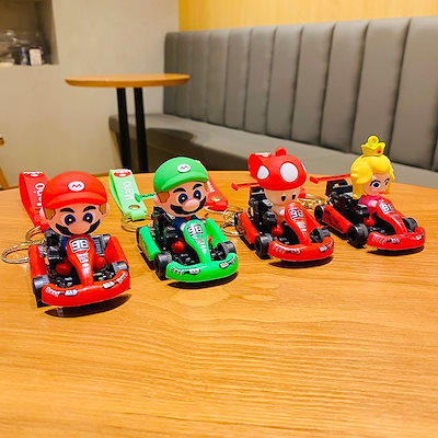 マリオ　ミニカー　ボトルキャップ　キーホルダー　リング　まとめ スーパーマリオミニカー＆キーホルダー＆ペットボトルキャップ