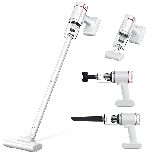 掃除機 コードレス 15000pa強力吸引 コードレス掃除機 2way スティッククリーナー ハンディクリーナー 電気掃除機 5種類ノズル LEDライト付き 軽量 HEPAフィルター 多層濾過 長時間