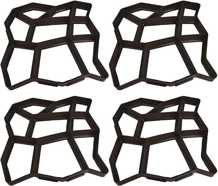 ガーデニングモールド コンクリート モルタル 型枠 DIY 舗装 歩道 石畳 敷石( Bタイプ)