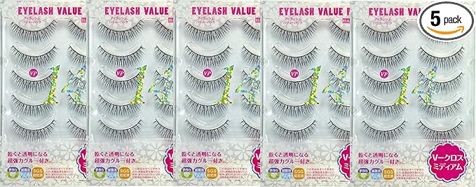 ビューティーネイラー アイラッシュ バリューパック お徳用5個セット(V-クロスミディアム)VP-14x5