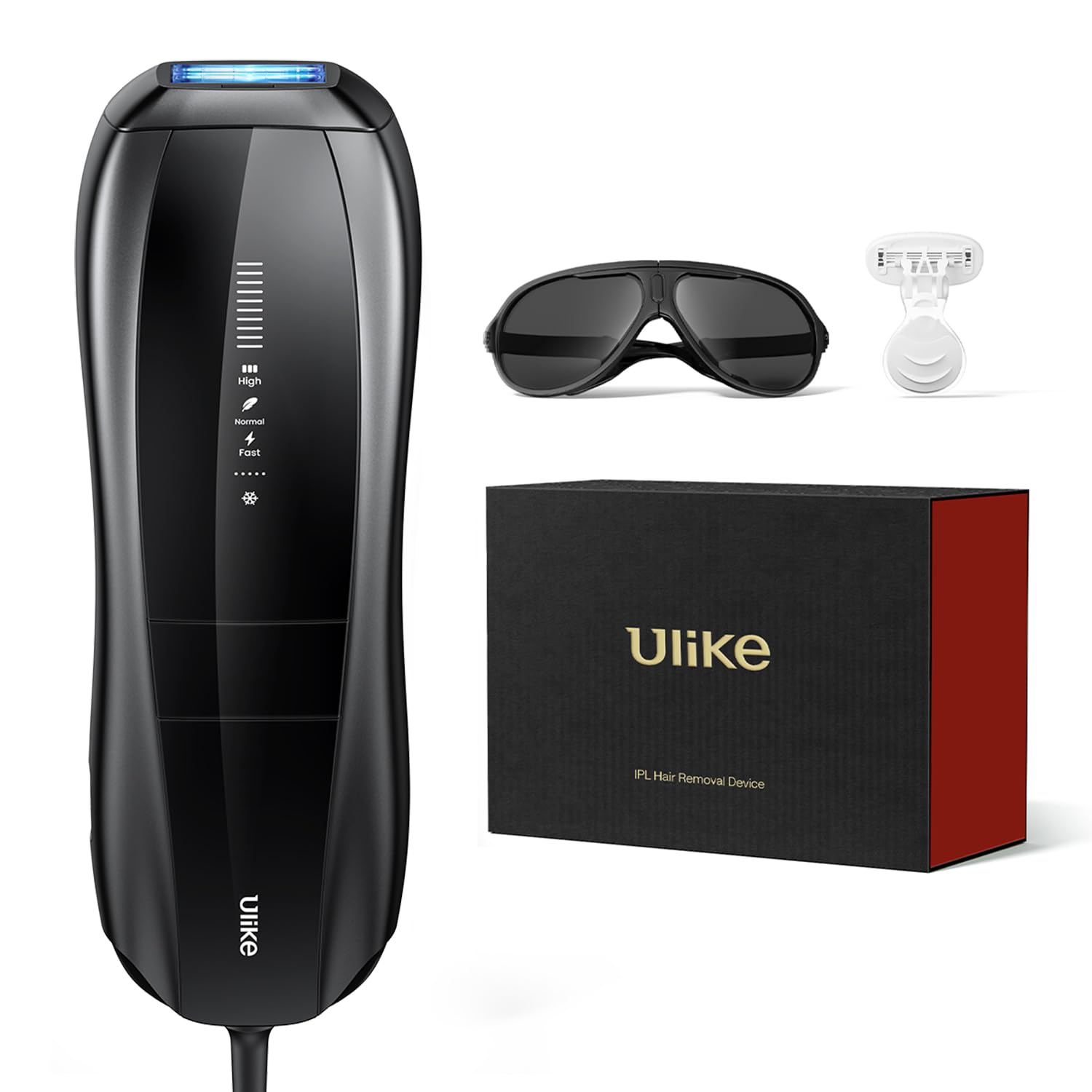 【2024年新モデル】Ulike Men 脱毛器 メンズ 髭 VIO対応 痛みレス メーカー2年保証 サロン級 家庭用光美容器 サファイア冷感技術 保冷剤不要 ダブルランプ 2倍効果 時短ケア 高出力