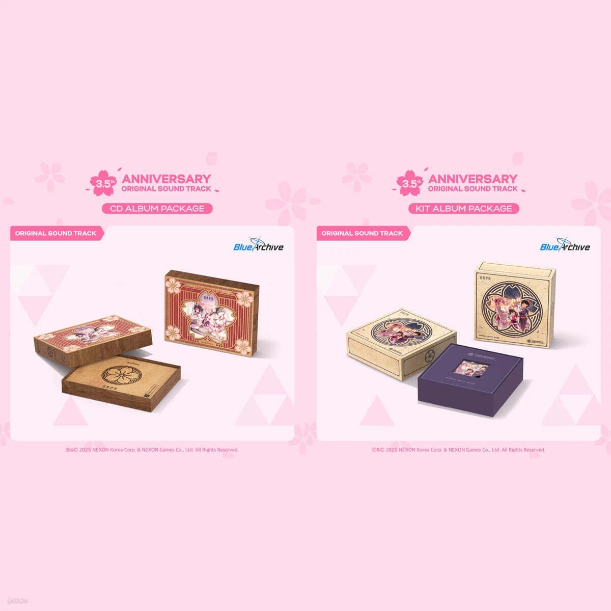 ブルーアーカイブ 3.5周年記念 OST CD + KIT パッケージ (BLUE ARCHIVE 3.5th ANNIVERSARY OST 2種セット) / 公式 ブルアカショップ